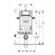 Geberit Kombifix WC szerelőelem fali WC részére UP320 öblítőtartállyal, szagelszívási lehetőséggel