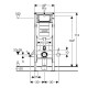 Geberit Duofix WC szerelőelem fali WC részére, UP320 öblítőtartállyal, mozgássérült kivitel