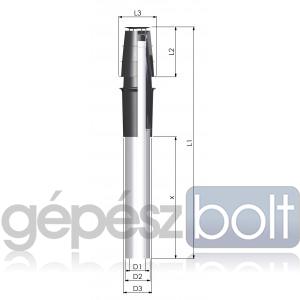 Tricox PPs/Alu tetőátvezető hosszabbító cső 110/160mm hossz 500mm EconeXt