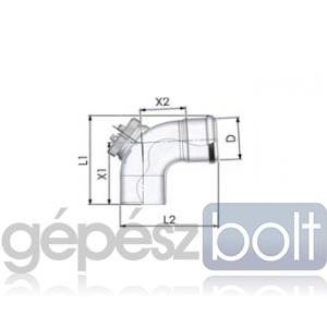 Tricox PPs ellenőrző  könyök 87° 110mm