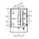 Siemens RDG110 fan-coil helyiség termosztát
