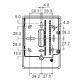 Siemens RDG400KN fan-coil helyiség termosztát