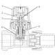 Siemens VUN215 axiális termosztatikus radiátorszelep