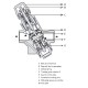 Siemens VPI45.15F0.5 Dinamikus térfogatáram szabályozó szelep mérőcsonk nélkül DN15