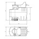 Siemens SFP21/18 Elektromotoros szelepmozgató AC 230V