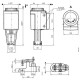 Siemens SKD32.51 Szelepmozgató AC 230 V, 3-pont