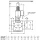 Siemens M3P80FY Magnetikus  szelep DN80