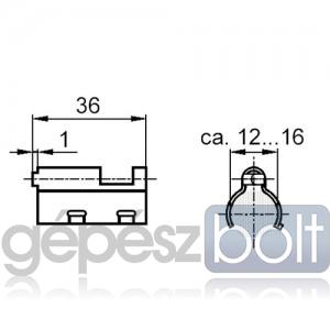 Siemens ARG86.3 Átváltó kábel tartó