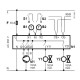 Siemens RDF 301  Fali kötődobozba telepíthető Fan-coil termosztát