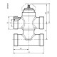 Siemens VMP47.10-0.4 zónaszelep 1/2"-0.4