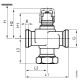 Siemens VVG44.15-0.25 Egyutú menetes szabályzószelep 1"-0.25