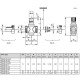 Siemens VVG55.15-0.4 Egyutú menetes szabályzószelep 3/4"-0.4