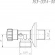 Mofém Mosógéptöltő szelep 1/2"-3/4"