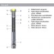 MOFÉM MFLEXV SUPER BB-1212-300 flexibilis bekötőcső 300 mm 1/2" - 1/2"