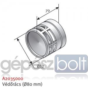 Saunier Duval Végelem füstgázkivezető elemre 80 mm