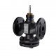 Siemens VVF32.25-6.3 Egyutú karimás szabályozószelep PN10 DN25, kvs 6,3