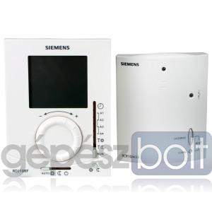 Siemens RDJ10RF/SET rádiófrekvenciás forgatógombos szobatermosztát