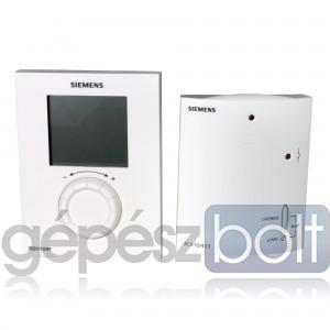 Siemens RDH10RF/SET rádiófrekvenciás forgatógombos szobatermosztát