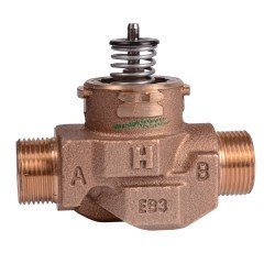 Honeywell VCZAH1100/U Egyutú zónaszelep 3/4" BSPP (külső menet) Kvs 5,3