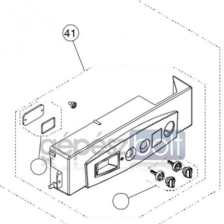 Unical Vezérlő doboz panel nélkül ALKON 09 C-R