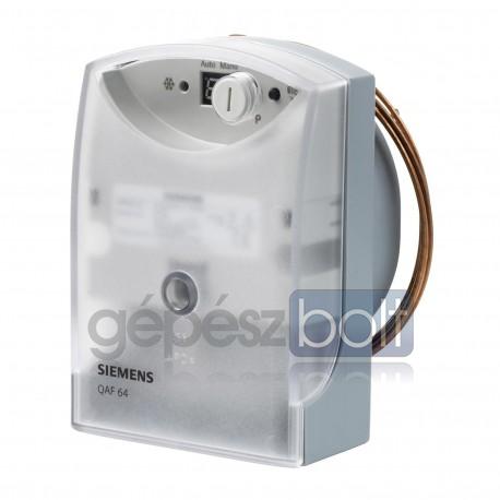 Siemens QAF64.2-J fagyvédő termosztát, kapilláris cső 2000 mm
