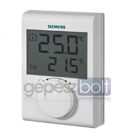 Siemens RDH100 elemes szobatermosztát LCD kijelzővel