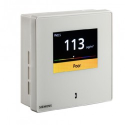 Siemens QSA2700D Finom por érzékelő  LCD kijelzővel PM2.5 és PM10 méréséhez