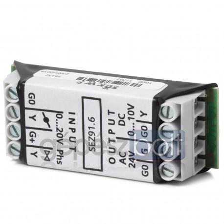 Siemens SEZ91.6 Jelátalakító DC 0...20 V phs. -ról DC 0...10 V -ra