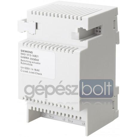 Siemens 5WG15131AB21 GAMMA N 513/21 KAPCSOLÓAKTOR S3X20AX C- BŐVÍTŐUNG 3X AC 230V 20AX C-TERHELÉS TERHELÉS-ELLENÖRZÉS