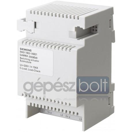 Siemens 5WG15621AB21 GAMMA BŐVÍTŐUNG 3X AC 230/400V 10A C-TERHELÉS TERHELÉS-ELLENÖRZÉS