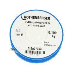 Rothenberger Forrasztó ón 100 g, 3 mm, S- Sn97Cu3