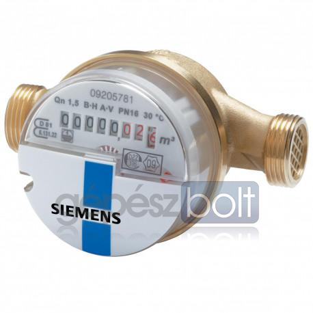 Siemens WFK30.E130 Vízmennyiségmérő egysugaras hideg Qn 2.5 m³/h 130 mm G1"