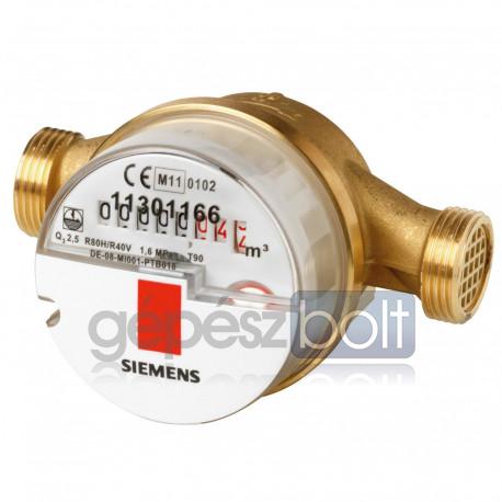 Siemens WFW30.E130 Vízmennyiségmérő egysugaras meleg Qn 2.5 m³/h 130 mm G1"