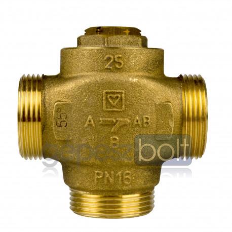 Herz Teplomix DN25 háromjáratú termosztatikus szelep 1"