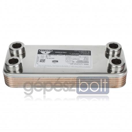 Zilmet ZB190-10 forrasztott hőcserélő 3/4" INOX