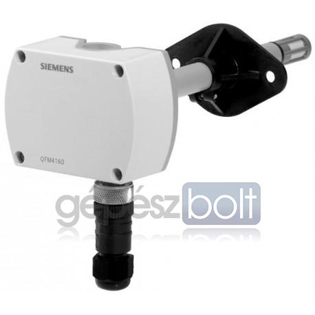Siemens QFM4171 Hitelesített légcsatornába helyezhető kombinált páratartalom és hőmérséklet érzékelő 2x4…20mA