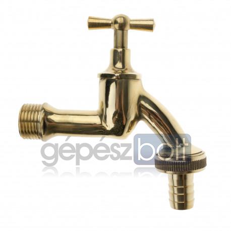 Kerti csap 1/2" tömlővéges réz