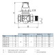 Siemens VPD115A-135 Kombinált radiátorszelep (PICV) egyenes, DN15, 1/2"