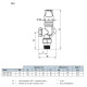 Siemens VPU115A-135 Kombinált radiátorszelep (PICV) sarok, DN15