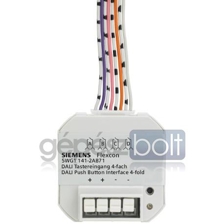 Siemens 5WG11412AB71 SIEMENS TYP DALI NYOMÓBEMENET 4-ES