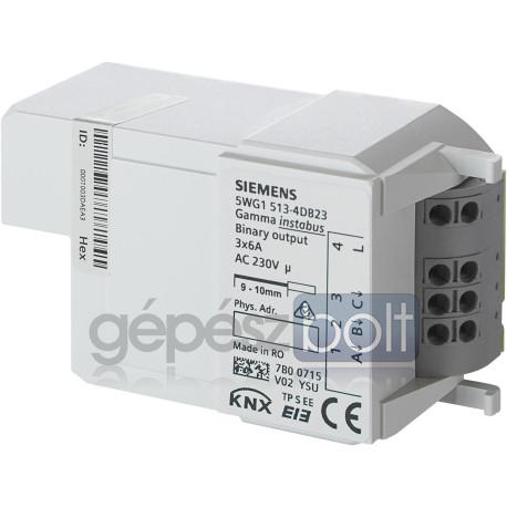 Siemens 5WG15134DB23 BINARY OUTPUT RL 513D23 3X 6A