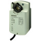 Siemens GQD321.1A mozgatómotor 2-pont szabályozás rugóvisszatérítés 230V AC 30/15s futásidő 2 Nm