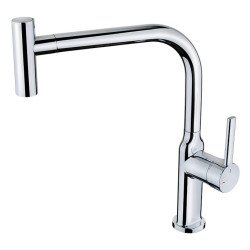 Mofém Junior EVO X mosogató csaptelep Kihúzható vízkőmentes kétfunkciós zuhanyfejjel