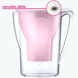 BWT AQUALIZER HOME 2,7 L asztali vízszűrő kancsó padlizsánlila - 1 db Magnesium Mineralized vízszűrőbetéttel