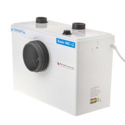 Sanipump Basic WC+2 darálós WC
