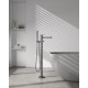 AREZZO design ELEGANT szabadon álló kádtöltő csaptelep, gun metal