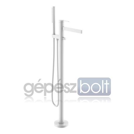 AREZZO design ELEGANT szabadon álló kádtöltő csaptelep, gun metal