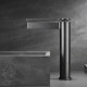 AREZZO design ELEGANT magasított mosdócsaptelep, gun metal