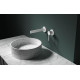 AREZZO design ELEGANT fali mosdó csaptelep, gun metal