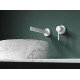 AREZZO design ELEGANT fali mosdó csaptelep, gun metal